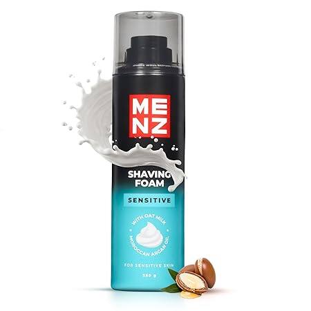 MENZ Sensitive Skin Pre Shave Foam Smooth &amp; Irritation-Free With Oat Milk  (250 g)