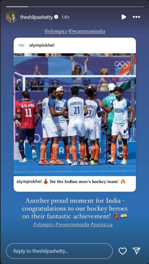 Bollywood Stars Unite To Congratulate Indian Men's Hockey Team On Paris Olympics Bronze Medal | People News