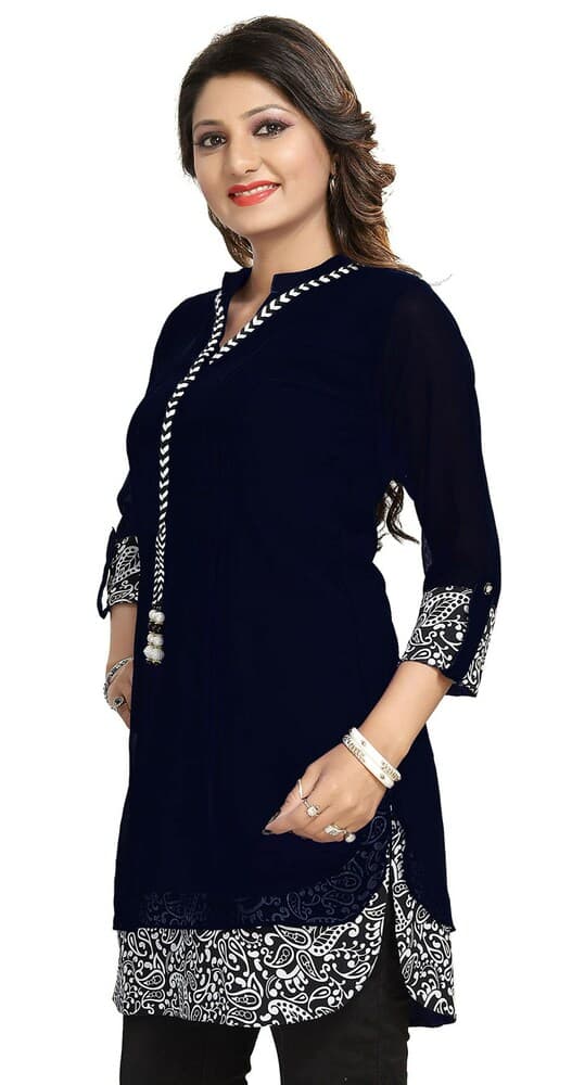 SC Kurtis Women Printed Crepe Straight Kurta SC Kurtis Women Printed Crepe Straight Kurta