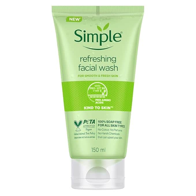  Simple Kind To Skin Refreshing Face Wash (150ml)