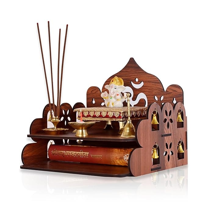 Small Pooja Stand for Home – Wall Mount or Tabletop Small Pooja Stand for Home – Wall Mount or Tabletop