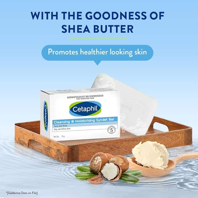  Cetaphil VVF India Cleansing And Moisturising Syndet Bar, 75g