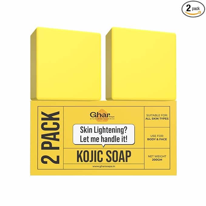 GHAR SOAPS Kojic Acid 2% Soap with Niacinamide 