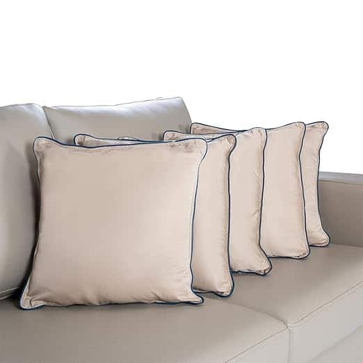 Wakefit Cushion Set of 5 (16x16 inches) – Taupe