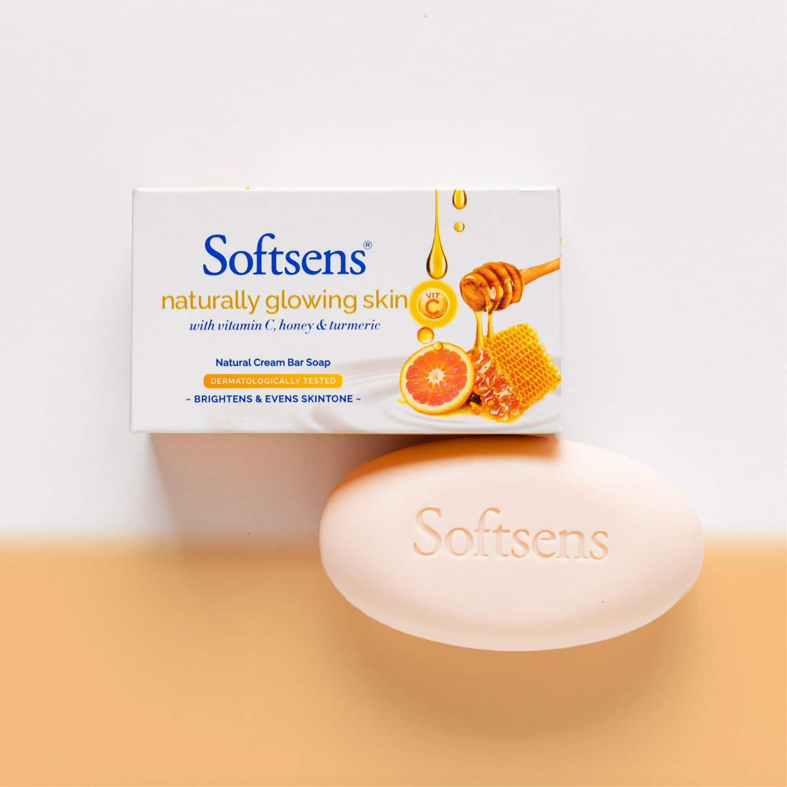 Softsens Naturally Glowing Skin Cream Bar Soap