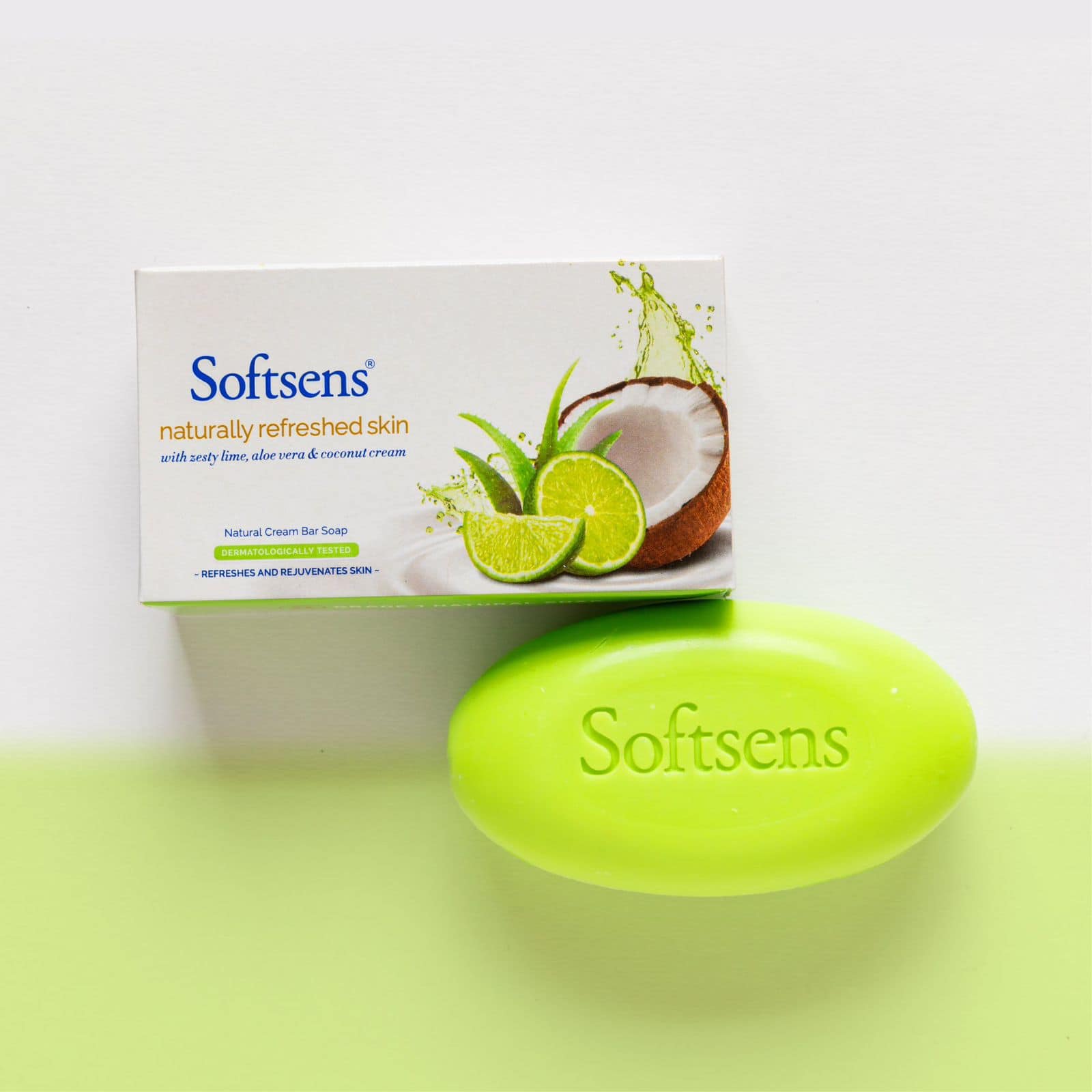 Softsens Naturally Refreshed Skin Cream Bar Soap