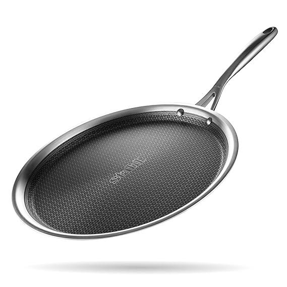 Stahl Artisan Hybrid Triply Dosa Tawa – 28 cm