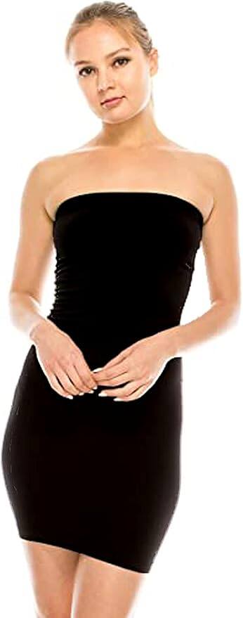  Stars and You Mini Bodycon Sleeveless Tube Dress