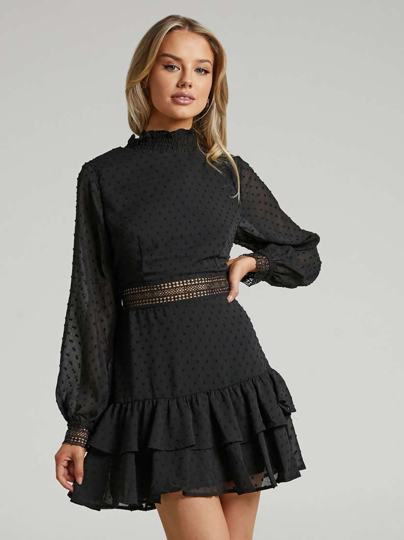 StyleCast X Slyck Ruffled Fit & Flare Dress StyleCast X Slyck Ruffled Fit & Flare Dress
