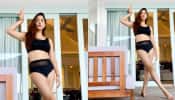 Disha Parmar raises mercury levels in a black bikini as she holidays in the Maldives: PIC