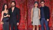 At Karan Johar&#039;s bash, Hrithik poses with GF Saba Azad, Aamir Khan walks in with ex-wife Kiran Rao - Watch