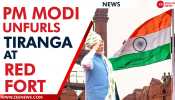 Independence Day 2022: PM Modi unfurls Tiranga at Red Fort amid 21-gun salute | Zee English News