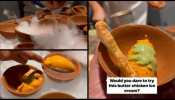 &#039;Utha Le Re Baba&#039;: Netizens react after butter chicken icecream goes viral - Watch