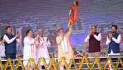 PM Narendra Modi sounds poll bugle in Himachal, attends Kullu Dussehra Festival