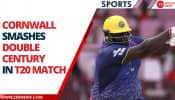 West Indian all-rounder Rakheem Cornwall smashes double century in a T20 Match