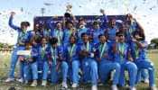 Under-19 Women's World Cup winning team reaches Delhi Airport