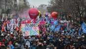 Protest against pension reform law in France