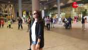 Hate Story 2 Actress Surveen Chawla spotted at airport arrival
