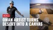 Painting by Swiss French Artist in Oman Desert is Truly Magical! | Zee News English