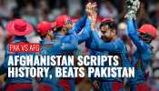 Afghanistan Beats Pakistan For First Time In T20I Cricket Series