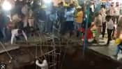 Rescue operation underway after Temple Roof Collapses in Indore