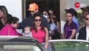 Priyanka Chopra, Nick Jonas spotted with daughter Malti Marie in Mumbai