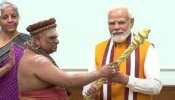 PM Modi gets special blessings of saints