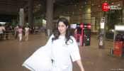 Janhvi Kapoor opts for comfy look at Mumbai Airport