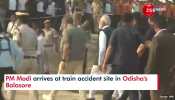 Odisha Train Accident: PM Modi Arrives At Train Accident Site In Odisha's Balasore