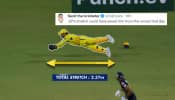 MS Dhoni TROLLED, Hailed After IPL Shares Length Of His Dive To Take Vijay Shankar&#039;s Catch; Check Reactions