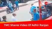 Sheer Display Of Hooliganism: TMC Shares Video Of Adhir Ranjan Chowdhury Clashing With TMC Workers 