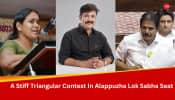 Alappuzha Lok Sabha Seat: Congress Veteran K C Venugopal Locked In Triangular Contest With BJP&#039;s Sobha Surendran, LDF&#039;s AM Ariff