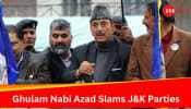 &#039;We Are Azad, My Party Is Azad, Not Anyone&#039;s Team&#039;: Ghulam Nabi Azad
