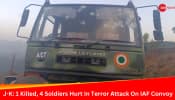 1 Killed, 4 Soldiers Injured In Terror Attack On IAF Convoy Ahead Of Lok Sabha Polls In J&amp;K&#039;s Poonch