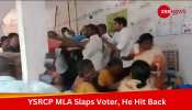 Viral Video Shows YSRCP MLA’s Shocking Scuffle With Voter In Andhra Pradesh Polling Booth 