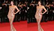 Jacqueline Fernandez Shines At Cannes 2024, Looks Surreal In Bold Golden Ensemble 