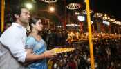 Mr &amp; Mrs Mahi Release: Janhvi Kapoor, Rajkummar Rao Perform Ganga Aarti In Varanasi 