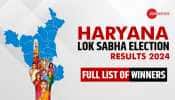 LIVE | Haryana Election Results 2024: Check Full List of Winners-Losers Candidate Name, Total Vote Margin