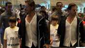  Shah Rukh Khan And Son AbRam Melt Hearts At Airport, Fans Swoon Over Adorable Bond