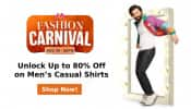 Unlock Up to 80% Off on Men’s Casual Shirts: Myntra’s Fashion Carnival Sale!