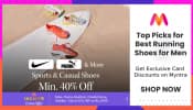 Top Picks of Running Shoes for Men &amp; Exclusive Card Discounts at Myntra