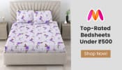 Top-Rated Bedsheets Under ₹500 – Big Discounts and 2-Day Express Delivery