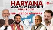 Haryana Election Results 2024: Full List Of Winners, Losers, Their Constituencies