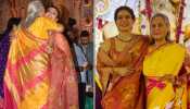 Kajol And Jaya Bachchan Look Angry With The Paparazzi Presence At Durga Puja Pandal, Netizens Call Them Clones