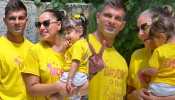 WATCH: Bipasha Basu And Karan Singh Grover Celebrate Daughter Devi’s 2nd Birthday In Adorable Matching Tees 