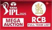 IPL 2025 RCB Mega Auction Full List: Check Virat Kohli&#039;s Royal Challengers Bangalore Full Players List, Squad