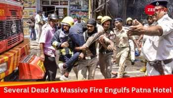 6 Dead As Massive Fire Engulfs Patna Hotel, Over 50 Feared Trapped