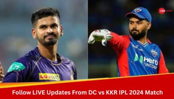 KKR:61-0(5), DC vs KKR Live Cricket Score and Updates, IPL 2024: KKR Begin Chase