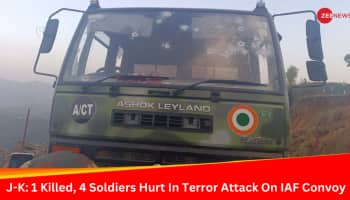 1 Killed, 4 Soldiers Injured In Terror Attack On IAF Convoy Ahead Of Lok Sabha Polls In J&K's Poonch