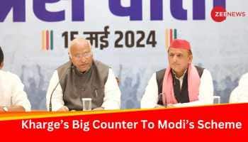 'We Will Give 10KG Free Ration': Kharge's Counter To Modi's Populist Scheme In Joint Conference With Akhilesh Yadav